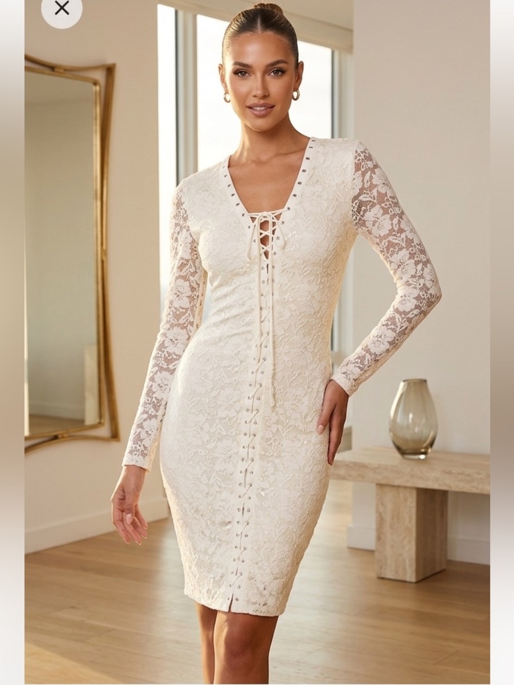 Beautiful Cream lace dress